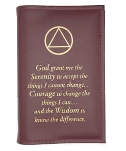 Big Book Regular Hardback - AA Symbol/Serenity Prayer BBR0804