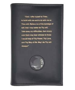 Big Book Regular Hardback – Third Step Prayer/Medallion Holder (Purple) (BBTSP06)