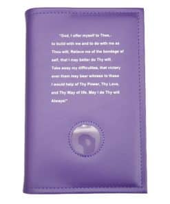 Big Book Regular Hardback – Third Step Prayer/Medallion Holder (Purple) (BBTSP08)