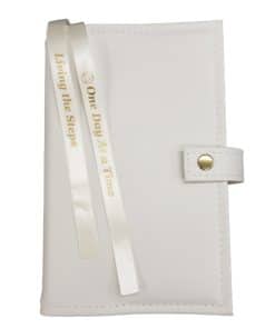 Big Book Regular Hardback – Plain with Snap/Bookmarks/Penholder (White) DDBAA0010