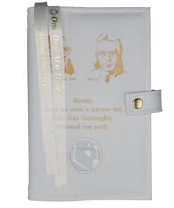 Big Book Regular Hardback – Bill and Bob/Med holder with Snap/Bookmarks/Penholder (White) DDBAA1010
