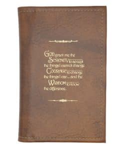 Big Book Regular Hardback – Serenity Prayer with Paperboard(Tan) SCR0103
