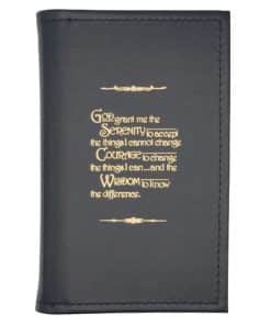Big Book Regular Hardback – Serenity Prayer with Paperboard(Black) SCR0106