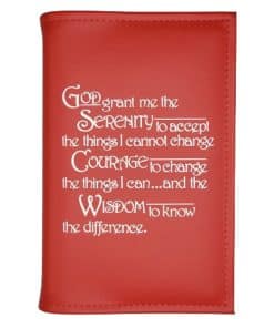Big Book Regular Hardback – Serenity Prayer with Paperboard(Red)