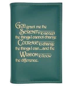 Big Book Regular Hardback – Serenity Prayer with Paperboard(Green)