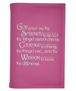 Big Book Regular Hardback – Serenity Prayer with Paperboard(Pink)