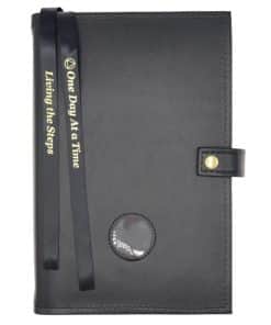 Big Book Regular Hardback – Medallion Holder with Paperboard/Snap/Bookmark/Penholder(Black) DDBGP0406