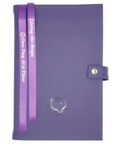 Big Book Regular Hardback – Medallion Holder with Paperboard/Snap/Bookmark/Penholder(Purple) DDBGP0408