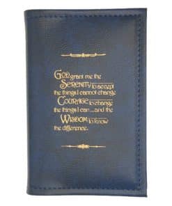 Big Book Small Paperback - Serenity Prayer with Paperboard(Blue) SM0101