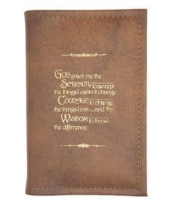Big Book Small Paperback - Serenity Prayer with Paperboard(Tan) SM0103