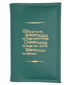 Big Book Small Paperback - Serenity Prayer with Paperboard(Green) SM0107
