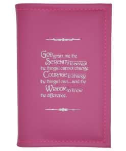 Big Book Small Paperback - Serenity Prayer with Paperboard(Pink) SM0109