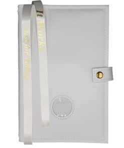 DOUBLE Cover for Hardback Reg Size NA Basic Text(6th Ed) OR Traditions...AND... It Works OR Living Clean w Medallion Holder(White) DDBNA60410