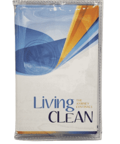 Living Clean, Book Cover - PLAIN (Clear)